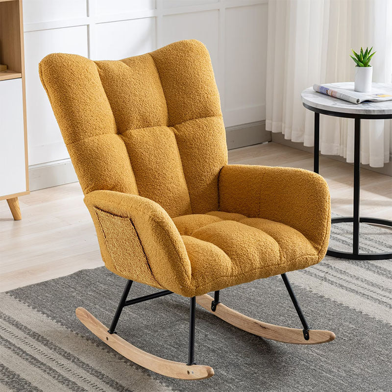 DeskUnivers™ CozyNest Modern Rocking Chair