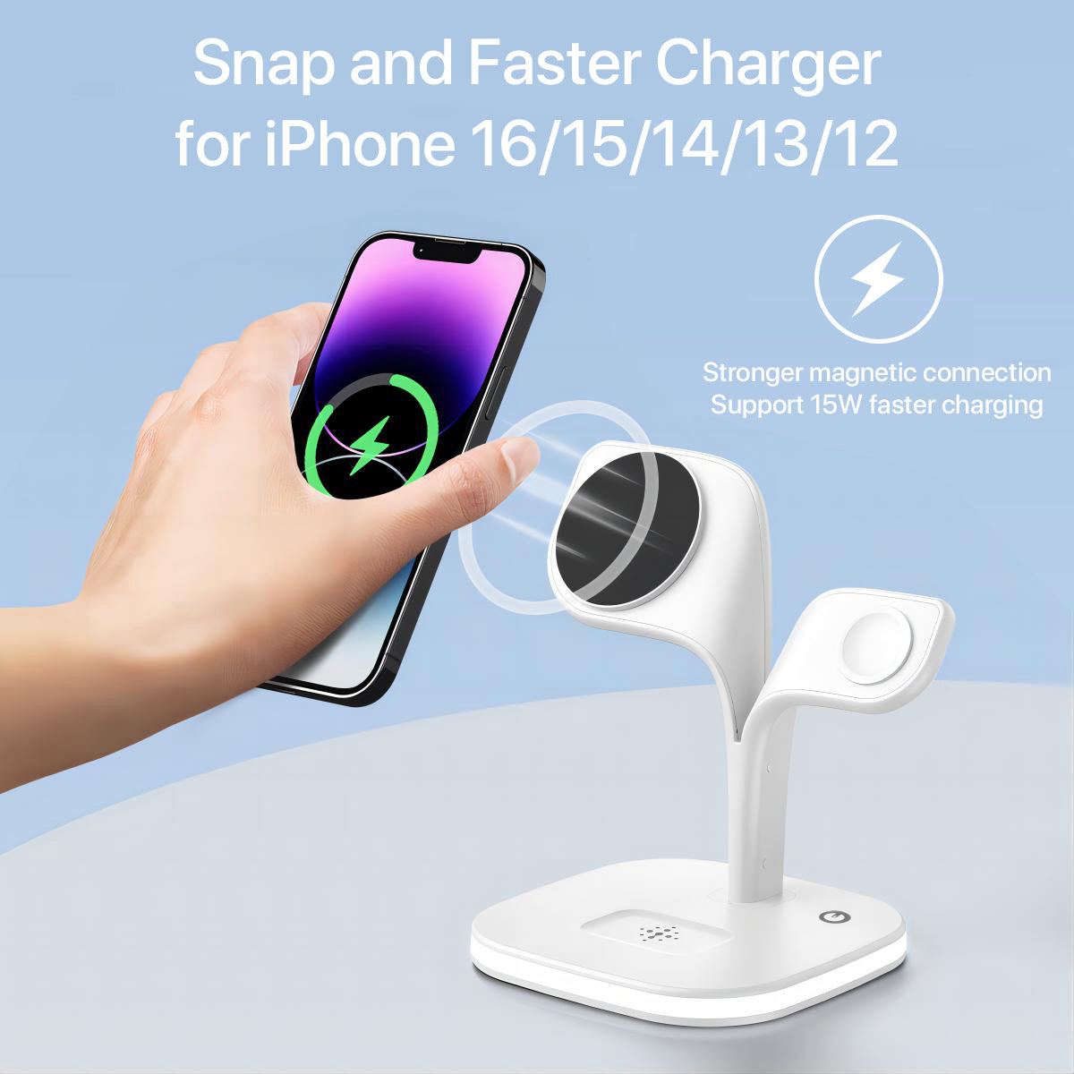 DeskUnivers™ LeafCharge Pro 5-in-1 Wireless Station